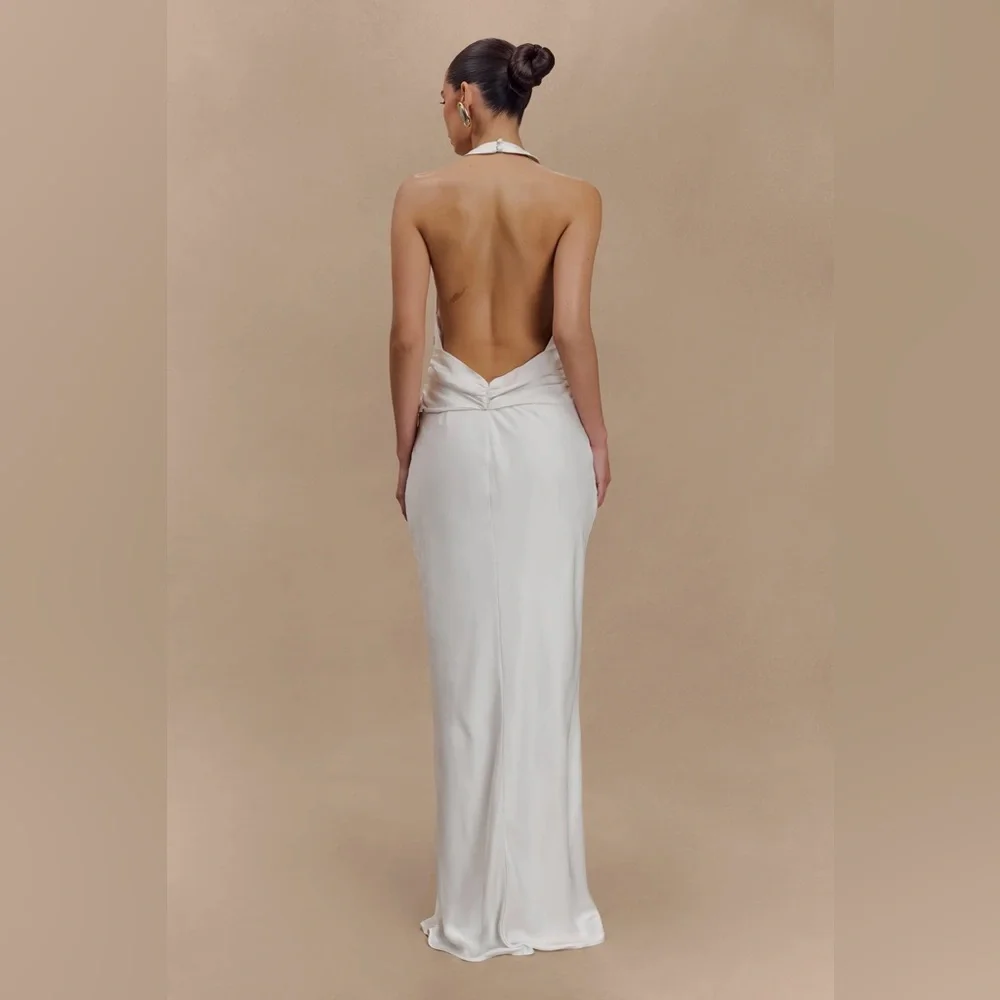 NWT Meshki Rinna halter dress. Perfect Bridal dress - Picture 2 of 5